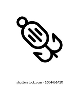 fishing  icon isolated sign symbol vector illustration - Collection of high quality black style vector icons
