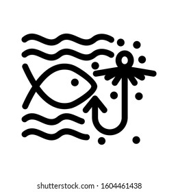 fishing  icon isolated sign symbol vector illustration - Collection of high quality black style vector icons
