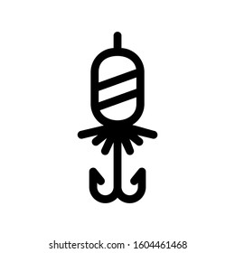 fishing  icon isolated sign symbol vector illustration - Collection of high quality black style vector icons
