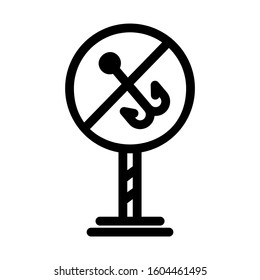 fishing  icon isolated sign symbol vector illustration - Collection of high quality black style vector icons
