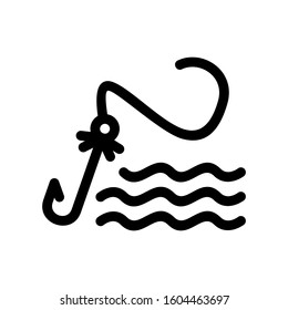 fishing  icon isolated sign symbol vector illustration - Collection of high quality black style vector icons

