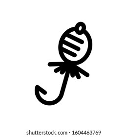 fishing  icon isolated sign symbol vector illustration - Collection of high quality black style vector icons

