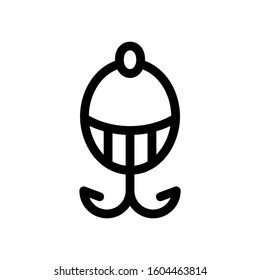fishing  icon isolated sign symbol vector illustration - Collection of high quality black style vector icons
