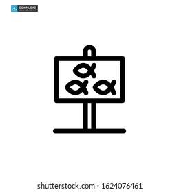 fishing icon isolated sign symbol vector illustration - high quality black style vector icons
