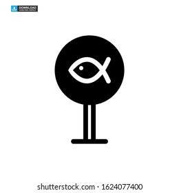 fishing icon isolated sign symbol vector illustration - high quality black style vector icons
