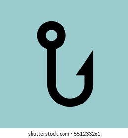 fishing icon. isolated sign symbol