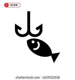 fishing icon or logo isolated sign symbol vector illustration - high quality black style vector icons
