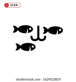 fishing icon or logo isolated sign symbol vector illustration - high quality black style vector icons
