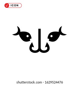 fishing icon or logo isolated sign symbol vector illustration - high quality black style vector icons
