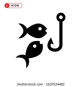 fishing icon or logo isolated sign symbol vector illustration - high quality black style vector icons
