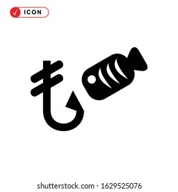 fishing icon or logo isolated sign symbol vector illustration - high quality black style vector icons

