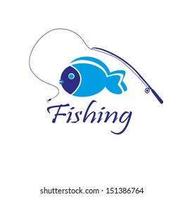 Fishing icon set