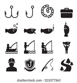 Fishing Icon Set