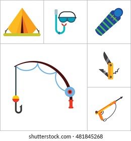 Fishing Icon Set
