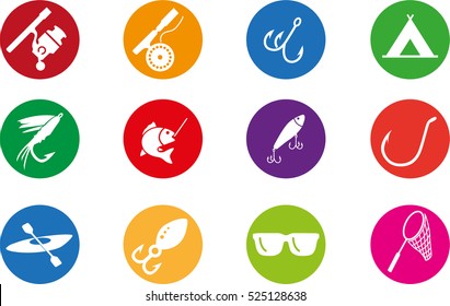 Fishing Icon Set