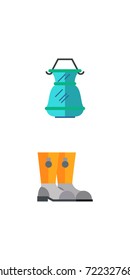 Fishing icon set