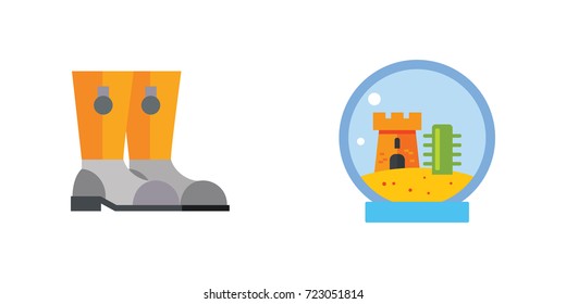 Fishing icon set