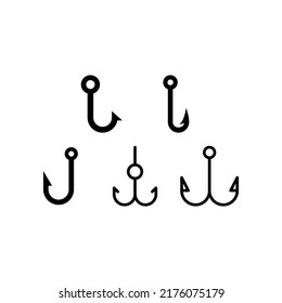 Fishing Icon Set Vector Symbol Design Illustration