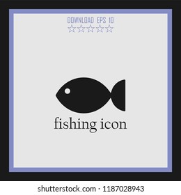 fishing icon  vector icon