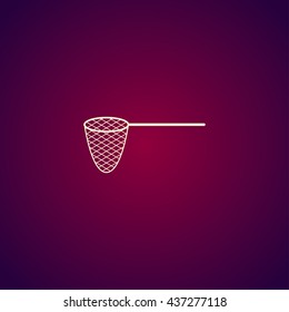 Fishing Icon. Vector concept illustration for design.
