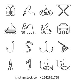 Fishing icon vector design