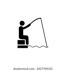 Fishing icon vector. Hook illustration sign. Bait symbol or logo.