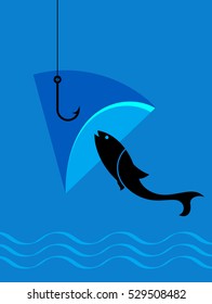 Fishing Icon Vector Illustration