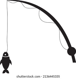Fishing Icon Vector on white background..eps

