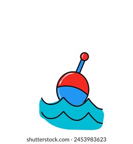 Fishing icon vector simple and tools