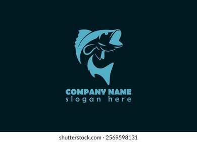fishing icon vector symbol logo
