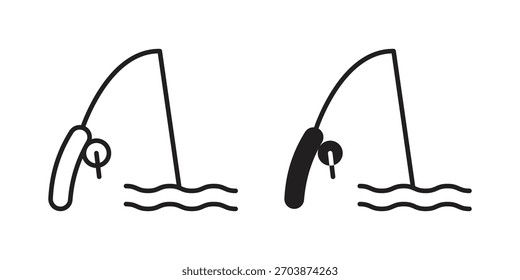 Ícone de pesca para web design, aplicativos móveis