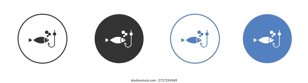 Ícone de pesca para web design. pixel ícones planos perfeitos