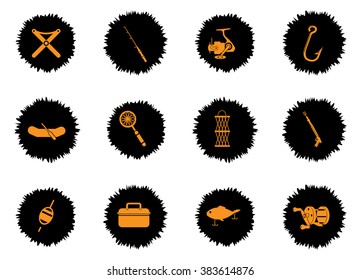 Fishing icon for web sites and user interface