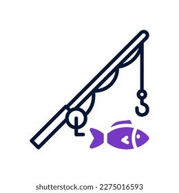 fishing icon for your website design, logo, app, UI.