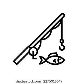 fishing icon for your website design, logo, app, UI.