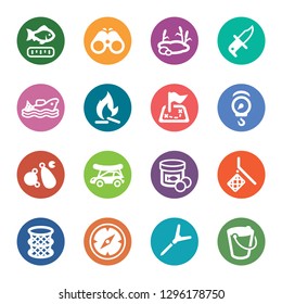 Fishing Icons set