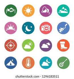 Fishing Icons set