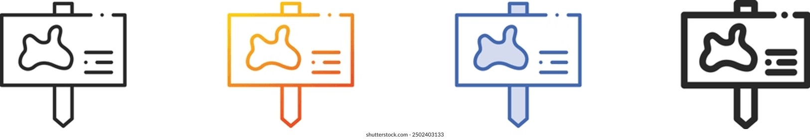 fishing icon.Thin Linear, Gradient, Blue Stroke and bold Style Design Isolated On White Background