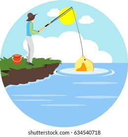 Fishing illustration