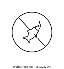 Fishing industry catching production minimalist line art icon Fisherman industrial commercial occupation spinning net canning cooking freezing seafood nautical vessel boat