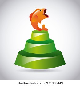 fishing infographic design, vector illustration eps10 graphic 