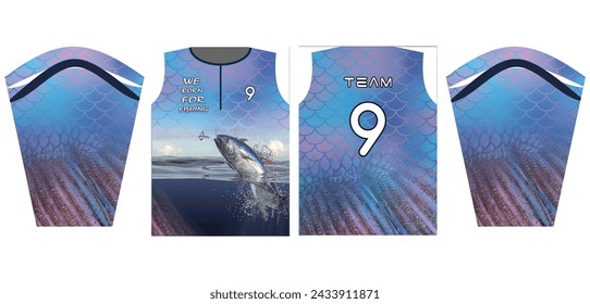 Fishing Jersey Design Vector EPS 9DES9012