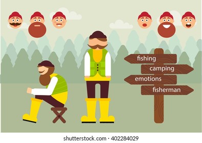 fishing ,kinds of emotions