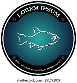 Fishing label