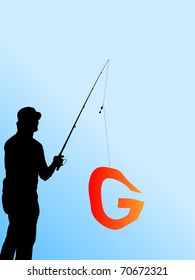 fishing letter G
