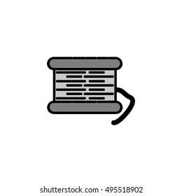 Fishing  line flat icon