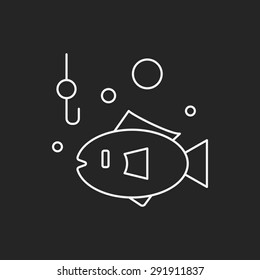 fishing line icon