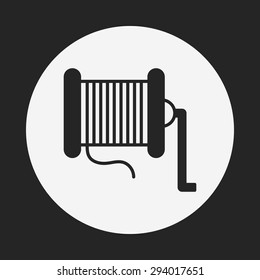Fishing line icon
