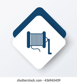 Fishing line icon