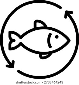 fishing line icon illustration vector